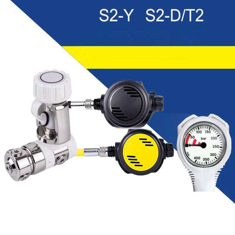 Complete Balanced Regulator Set Breathing Regulator Scuba Diving