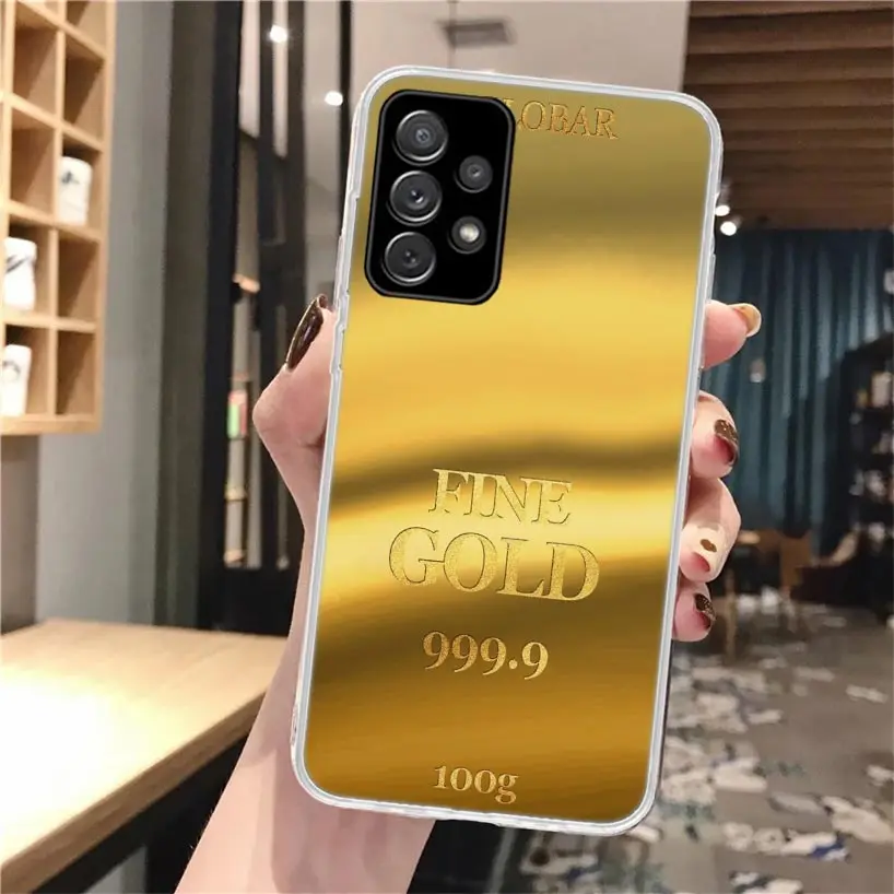 Fine Gold Pattern Printing Silicon Phone Case For Samsung Galaxy Note 20 Ultra 9 8 10 Pro S10 Lite S9 Plus S8 + S7 Edge Cover Fu