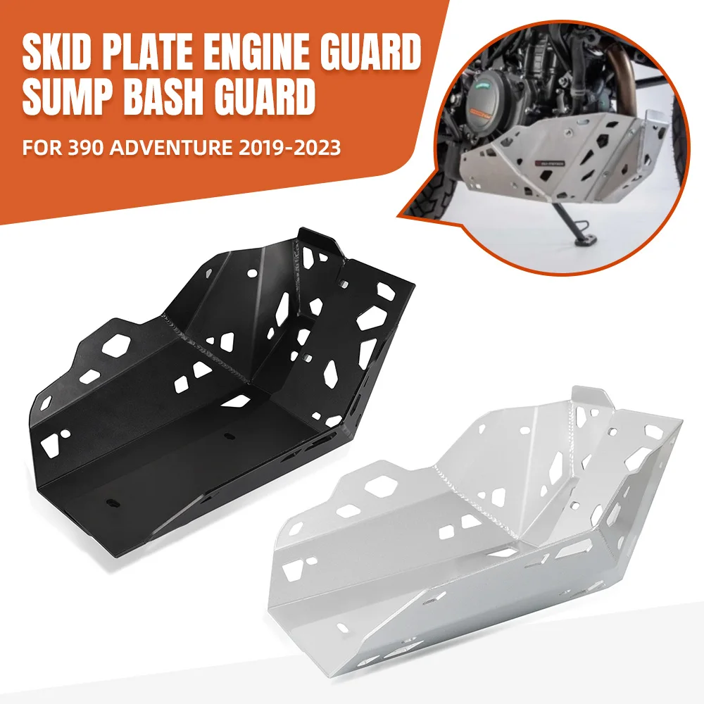 

FOR 390 ADVENTURE 2019 2020 2021 2022 2023 Motorcycle Skid Plate Engine Guard Chassis Protection Cover Belly Pan Protector
