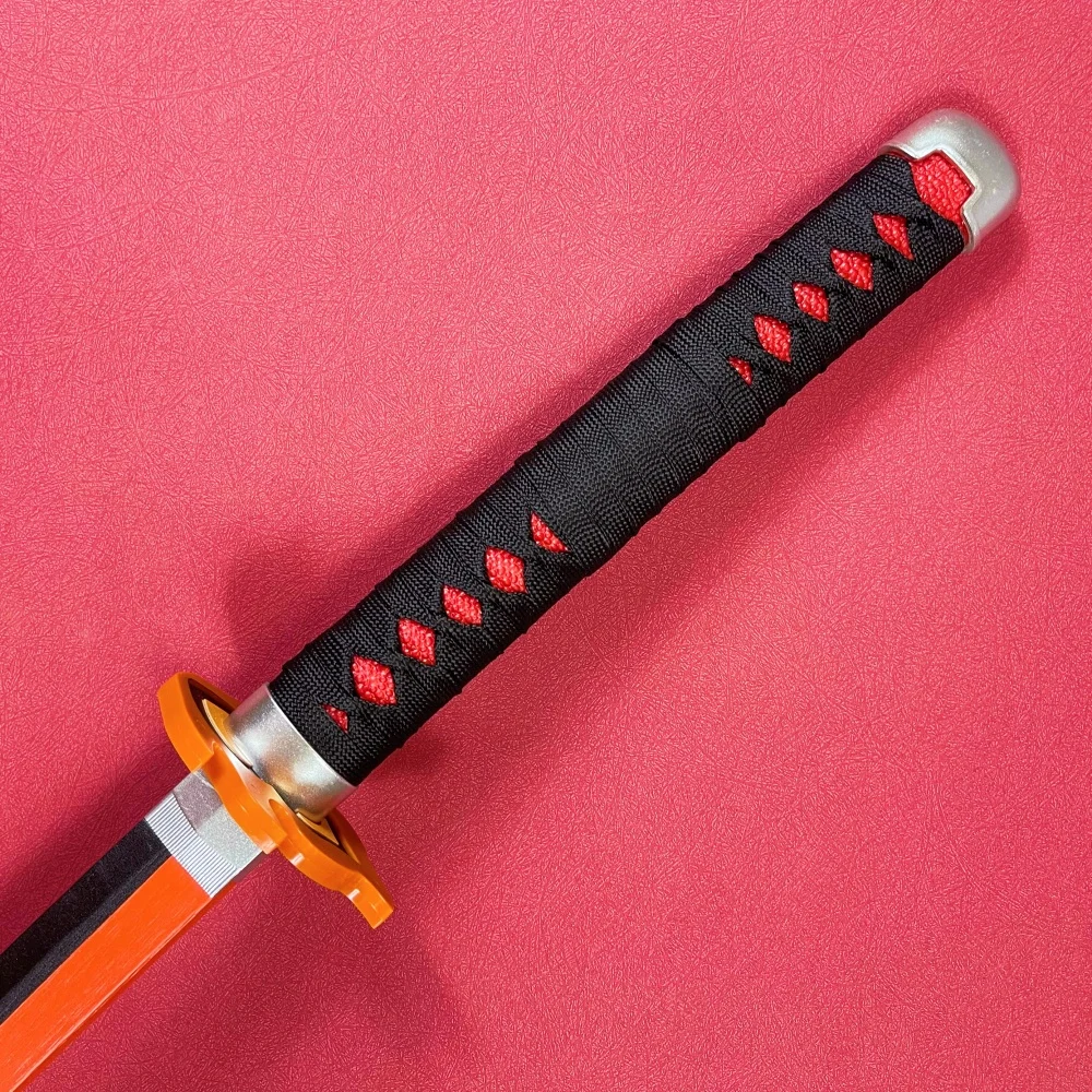 40inch Demon Slayer Tanjirou Katana Samurai Sabre Real Size Japanese Katana Kimetsu No Yaiba Sword Blade Anime Cosplay Prop Gift