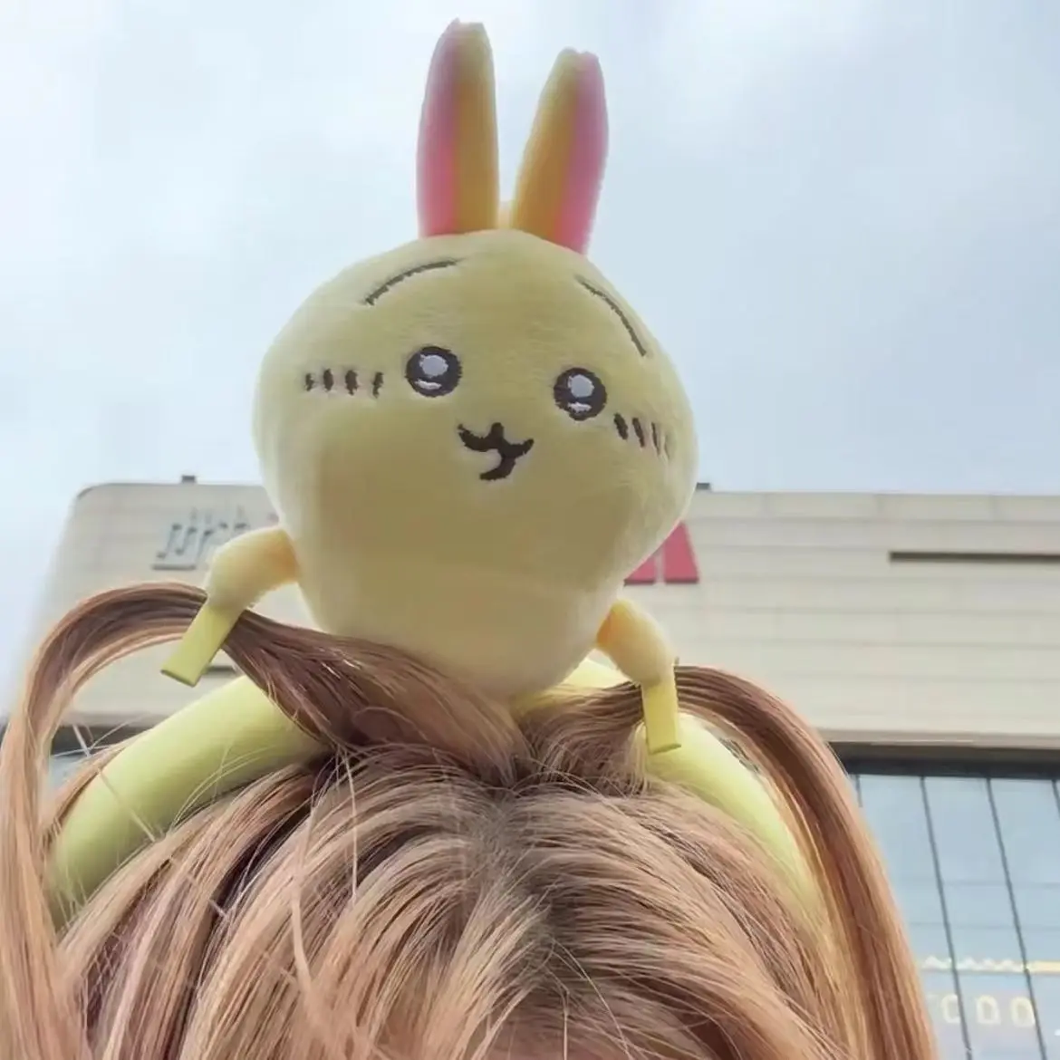 

Супер милая повязка на голову с героями мультфильмов Усаги, маленькие периферийные восемь кукол Giekawa, трехмерный головной убор куклы Усаги, заколка для волос