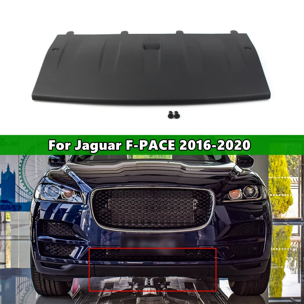 Black Front Bumper Protector Guard Skid Plate Fit For Jaguar F-PACE 2016 2017 2018 2019 2020 Car Accessories