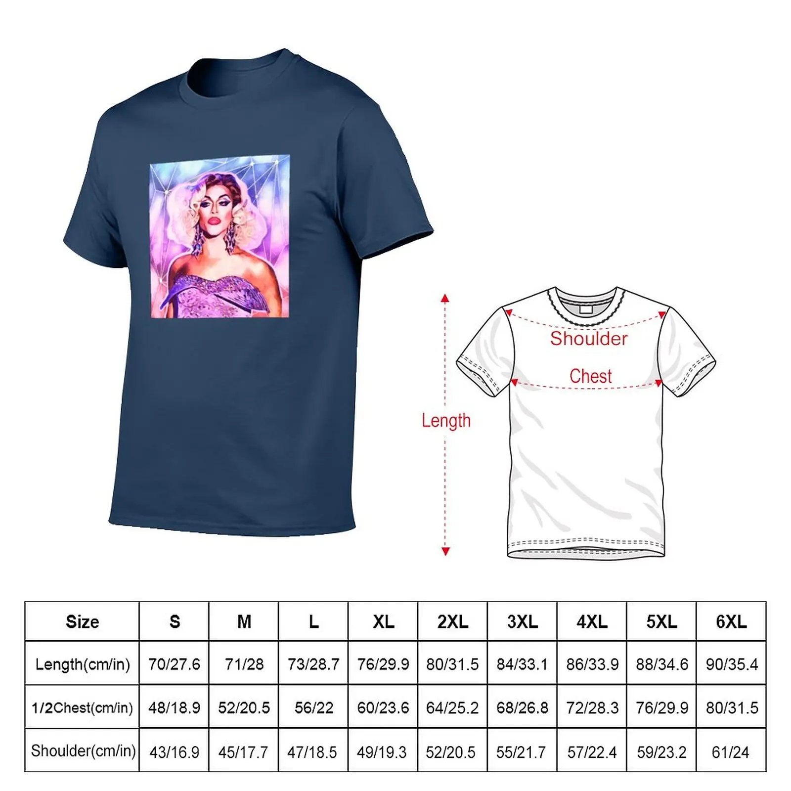 Shangela Purple Glamor T-Shirt hippie clothes oversizeds new edition tops mens graphic t-shirts anime