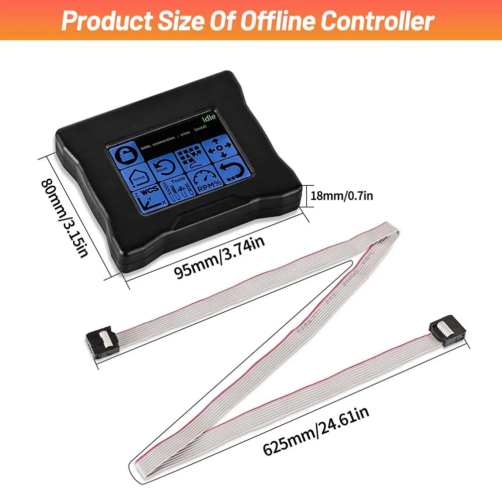 Lingyue CNC Offline Controller with Touchscreen LCD