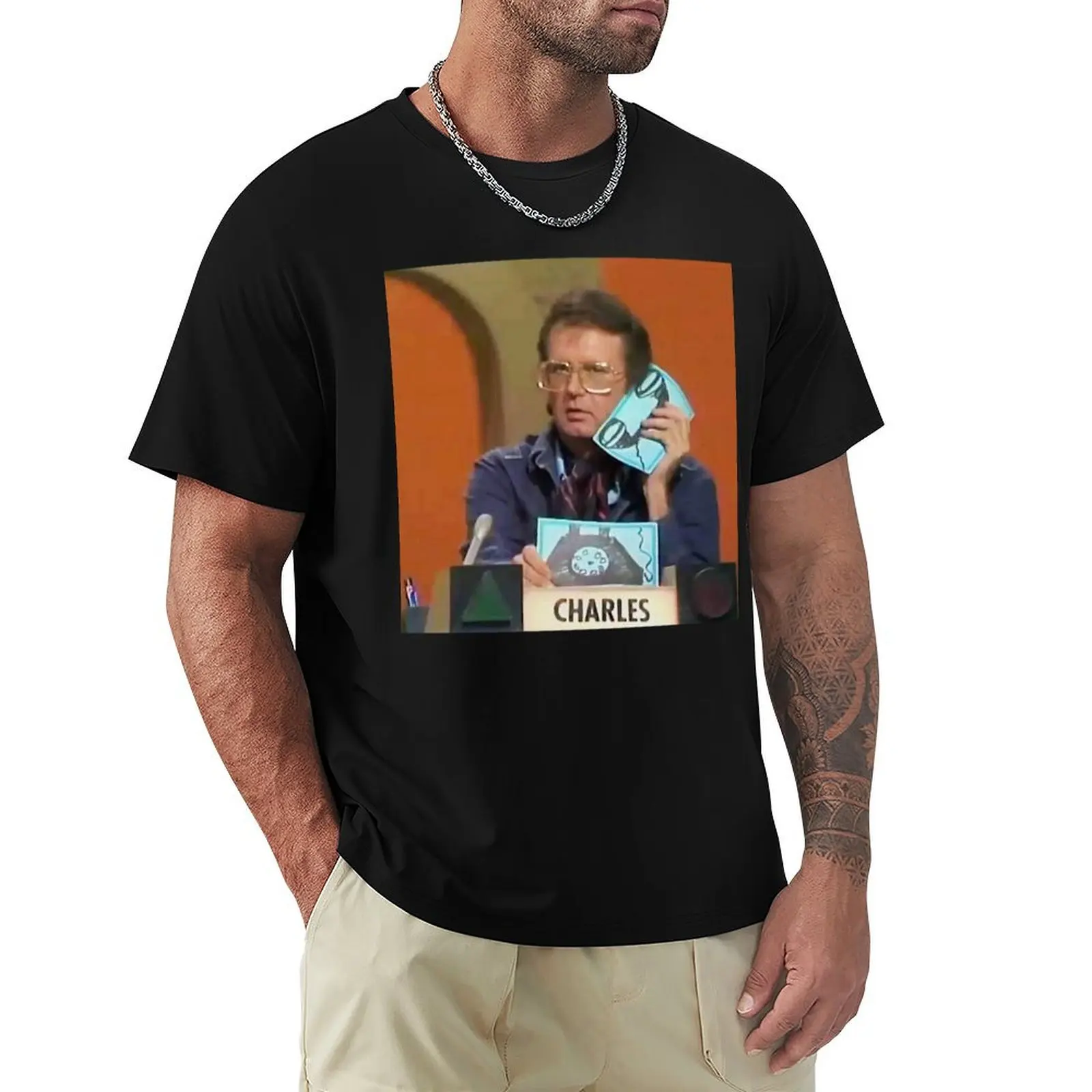 Charles Nelson Reilly color photo T-Shirt Quick Dry Light Sports T-Shirt