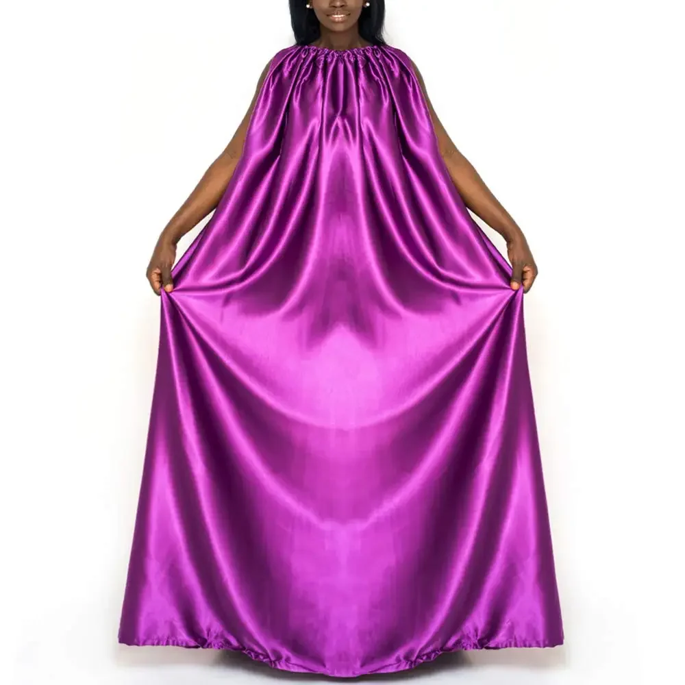 V Steam Gown, Bath Robe, Full Body Covering, Soft and Sleek Fabric, eco-Friendly for spa, sauna, hair salon and more
