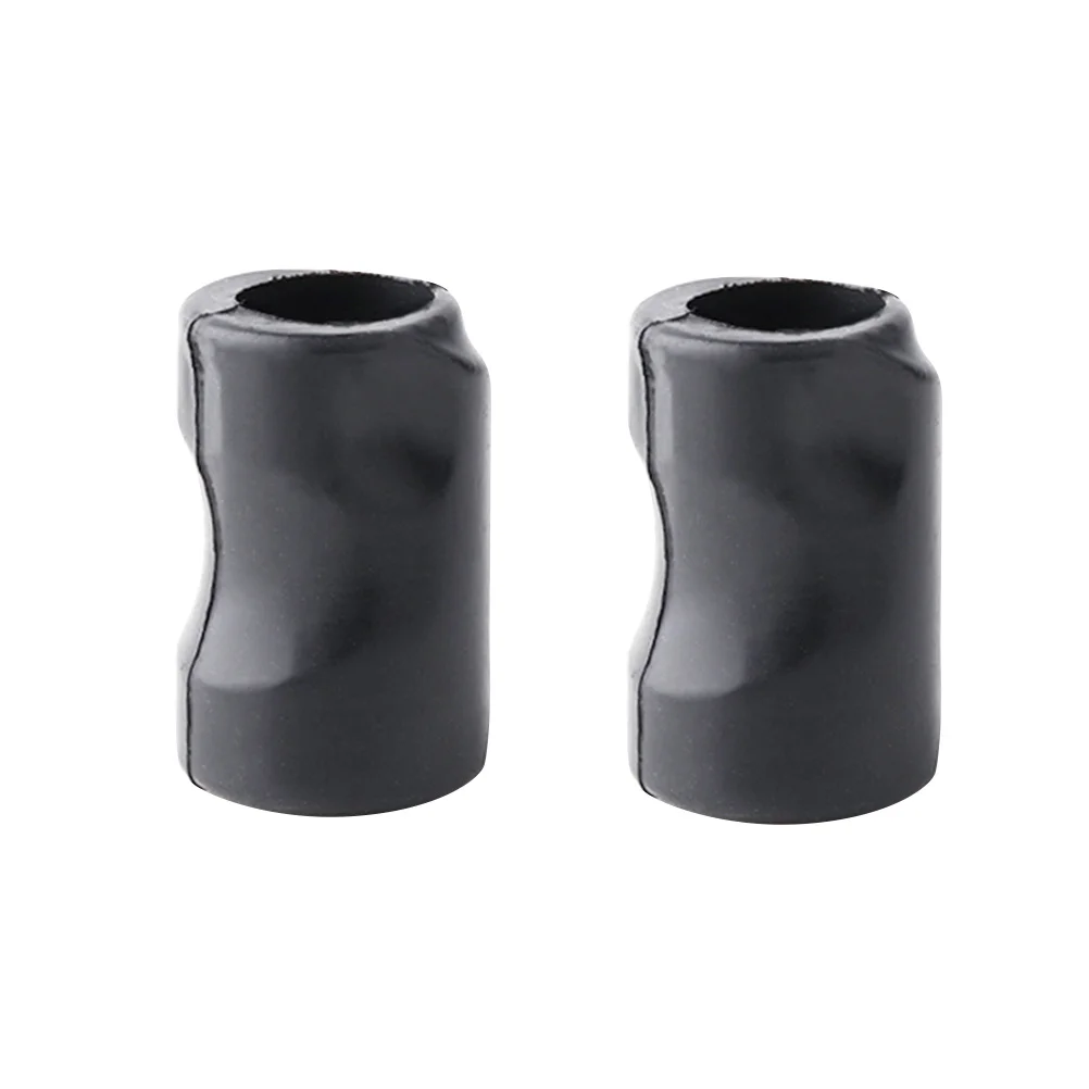 2 قطعة أغطية المقبض السيليكون قبضة سوداء كم المهنية مريح ماكينة رسم الوشم التجميلي قبضة مقاومة للحرارة خفيفة الوزن مقبض