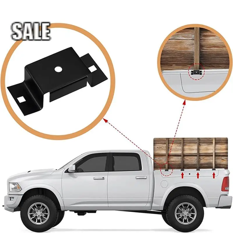 

For 2'' X 4'' Lumber, Trailer Stake Bracket Included Mounting Bolts And Nuts Trucks Trailer Bracket-A68E