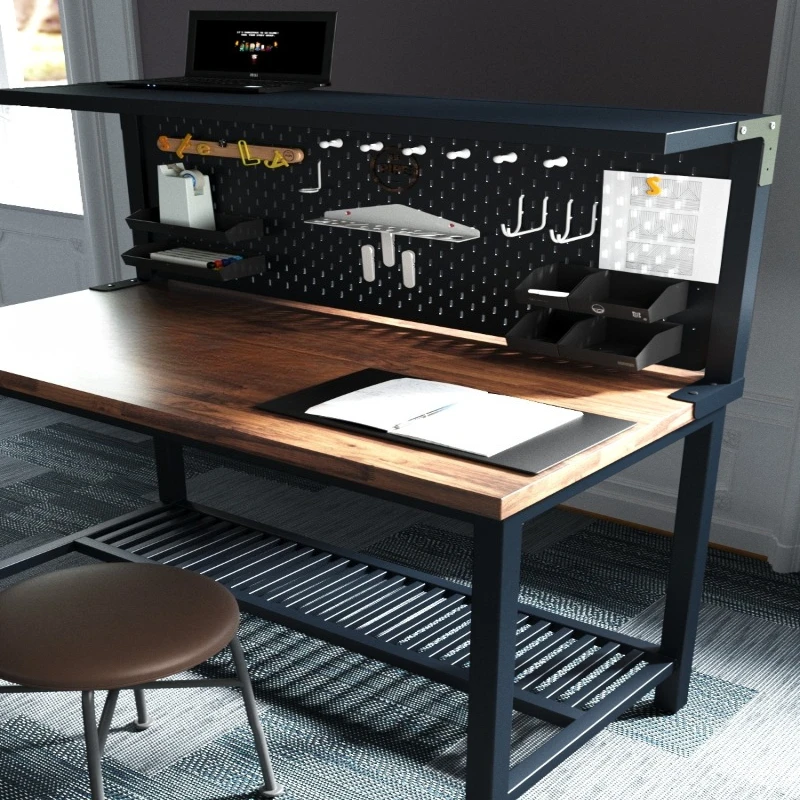 

Handmade table, figure table video editing workbench, multi-functional guitar and piano repair table