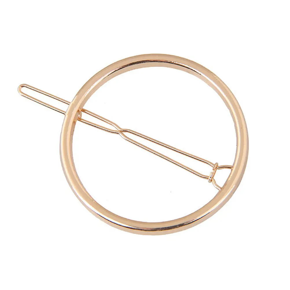 

2 шт. креативных заколок для волос из сплава, простые зажимы для женских причесок, аксессуары для челки и хвоста, для фестивалей, путешествий и повседневного использования