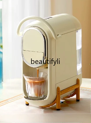 Capsule coffee machine Automatic small home portable office espresso powder machine