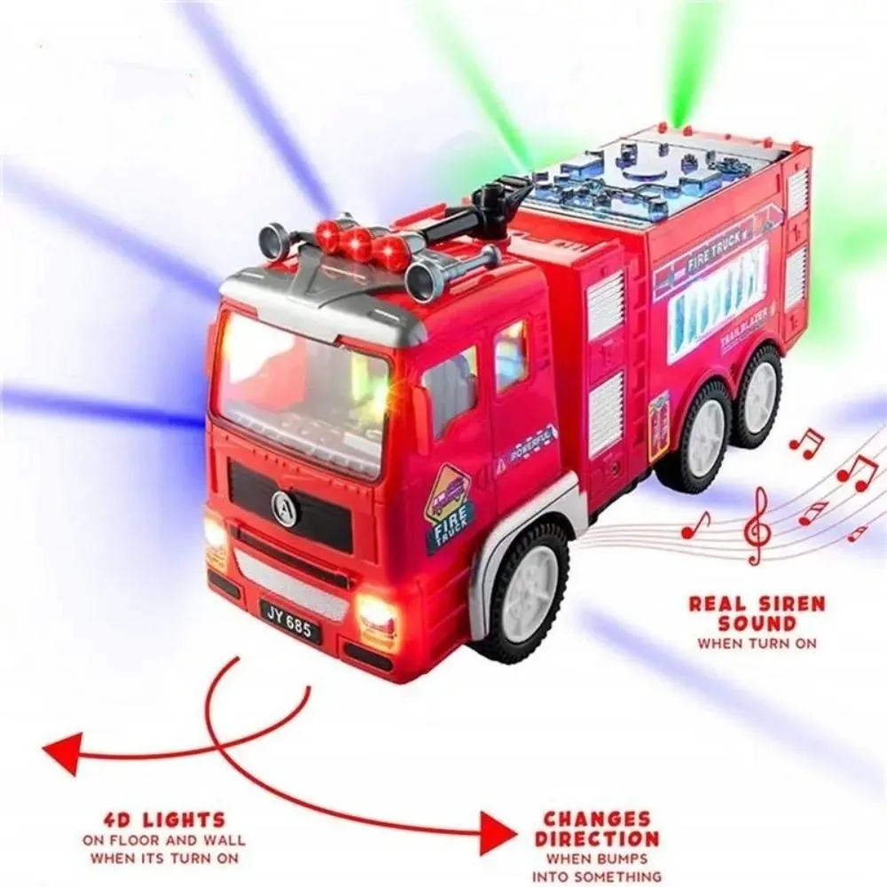 

Мигающий светодиодный пожарный грузовик Звуковой свет Магнитный электрический инженерный грузовик Большой микшерный грузовик Инженерные транспортные средства