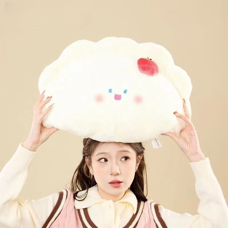 Hot sale Adult Cute Dumpling Pillow Sofa Cushion Living Room Bedroom Bedside Bay Window Fun Food Creative Pillow