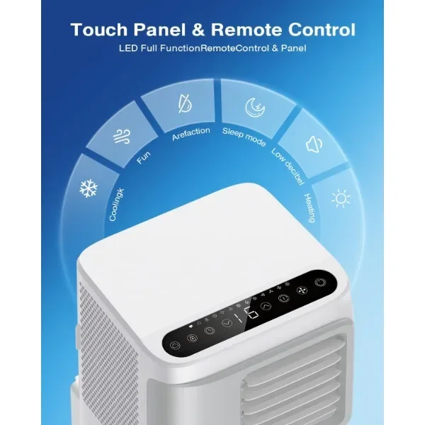 Portable Air Conditioners 16,00,0BTU, 5-in-1 Portable AC Units for Large Room 800 Sq.ft with Wifi App Remote Control Cooling