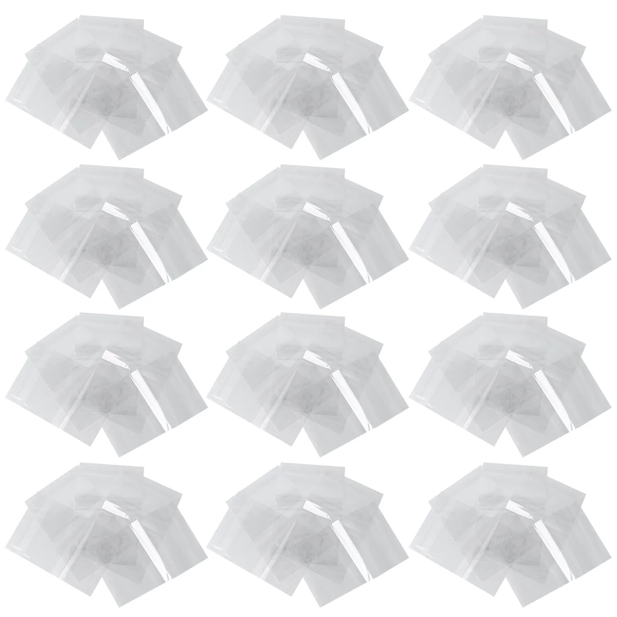 

300 Pcs Clear Poly Bags Dust-proof and Scratch-proof Packaging Opp Storage Holders Container