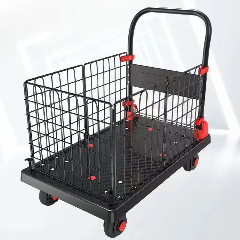 

Heavy Duty Steel Aluminium Platform Trolley for Industrial Material Handling Logistics Solutions Rolling Cart
