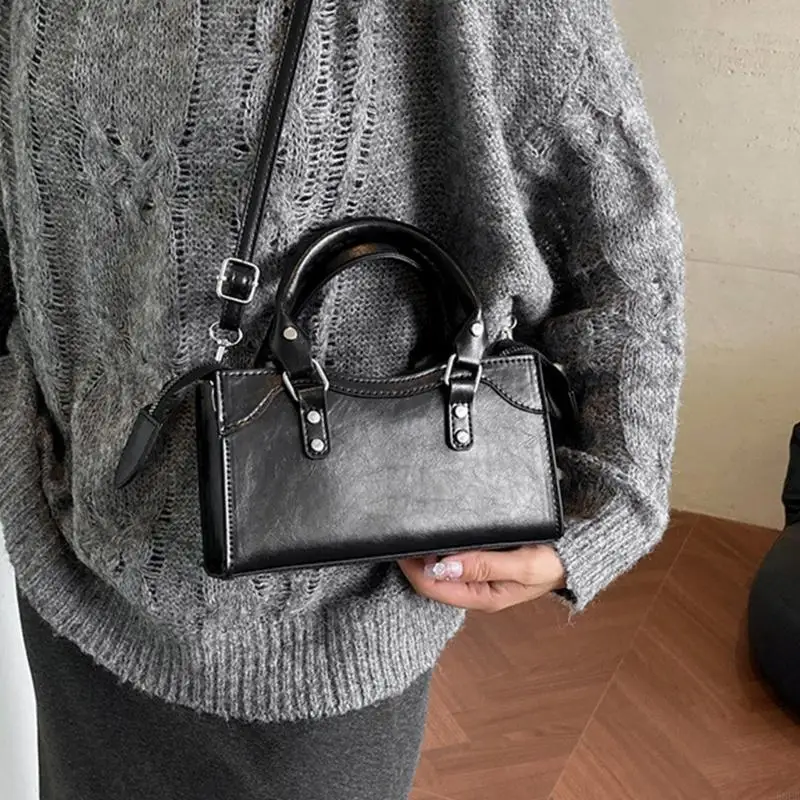 

Сумка на плечо в стиле ретро, ​​удобная сумка с регулируемым ремешком, сумка через плечо из искусственной кожи для дорожной