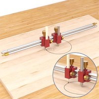 Woodworking Frame Positioning Auxiliary Ruler Adjustable Aluminum Alloy Compass Precision Diagonal Positioning Marking Gauge