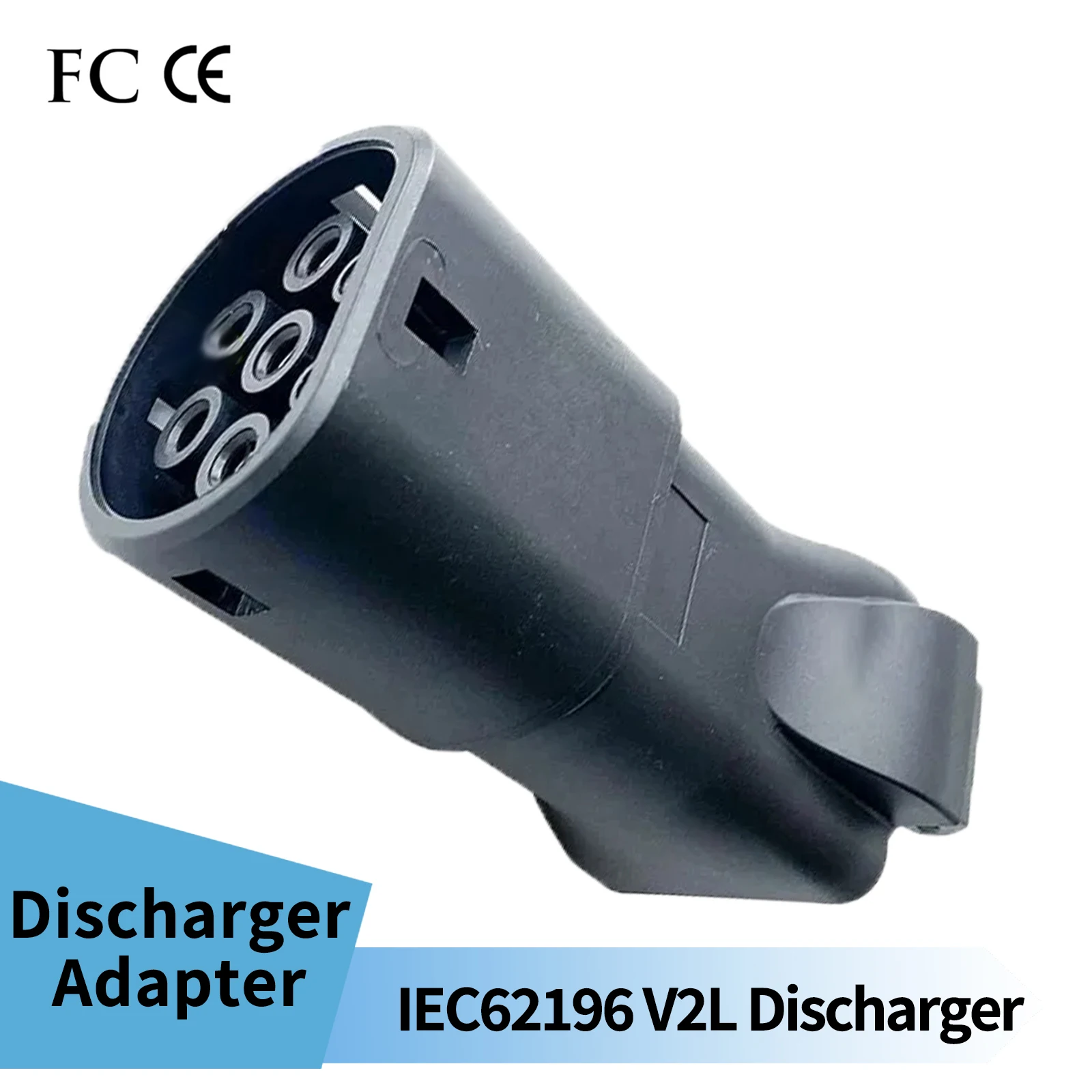 

V2D V2L Adapter Electric Vehicle With Type 2 Famale to Load Adapter Schuko Adapter EU For MG Citroen