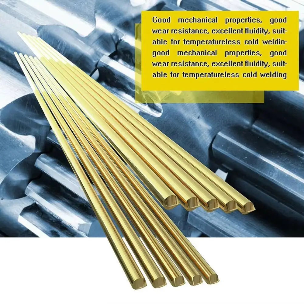 1Pcs Durable 1.0mm 1.6mm Brass Rods 100cm Low Temperature Brass Wires Welding Rod For Repair Welding Brazing Soldering