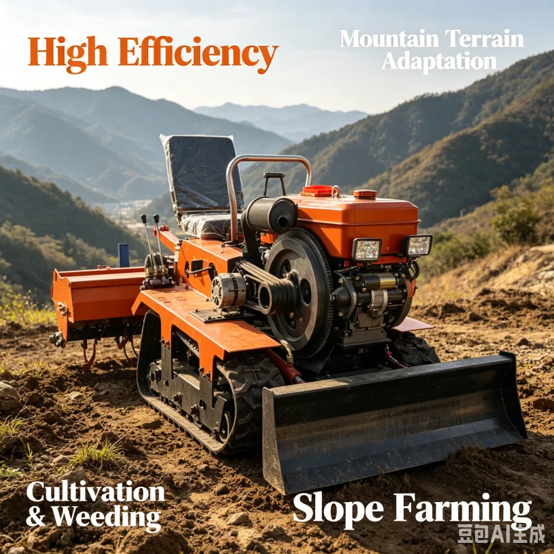 Heavy Duty Greenhouse Rotary Tiller Compact Gas Cultivator Narrow Width Design Vegetable Bed Plowing Machine
