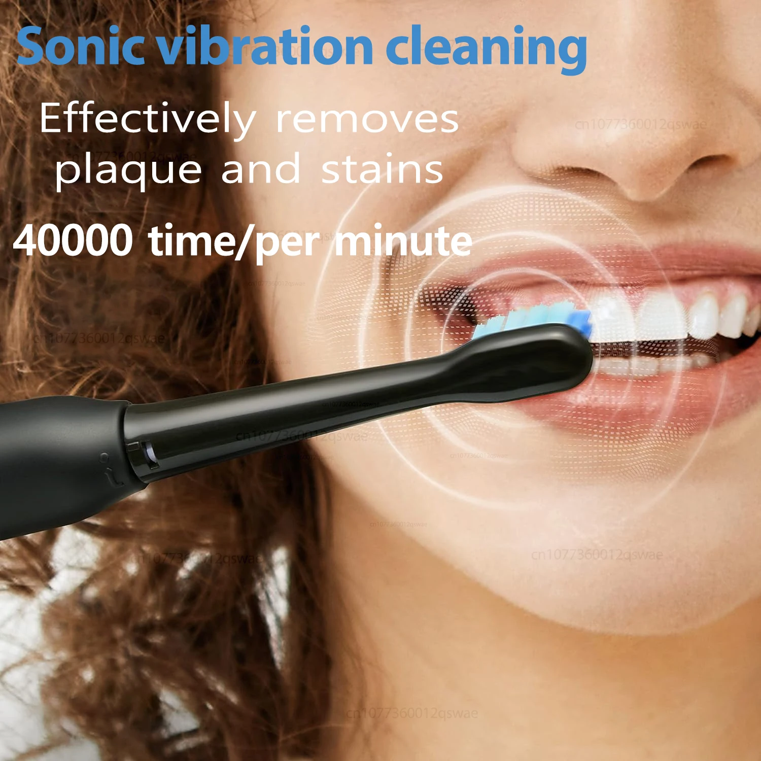 Sonic Electric Toothbrush for Adults 6 Modes Rechargeable Toothbrushes with 8 Brush Heads Whitening & Sensitive Teeth Care