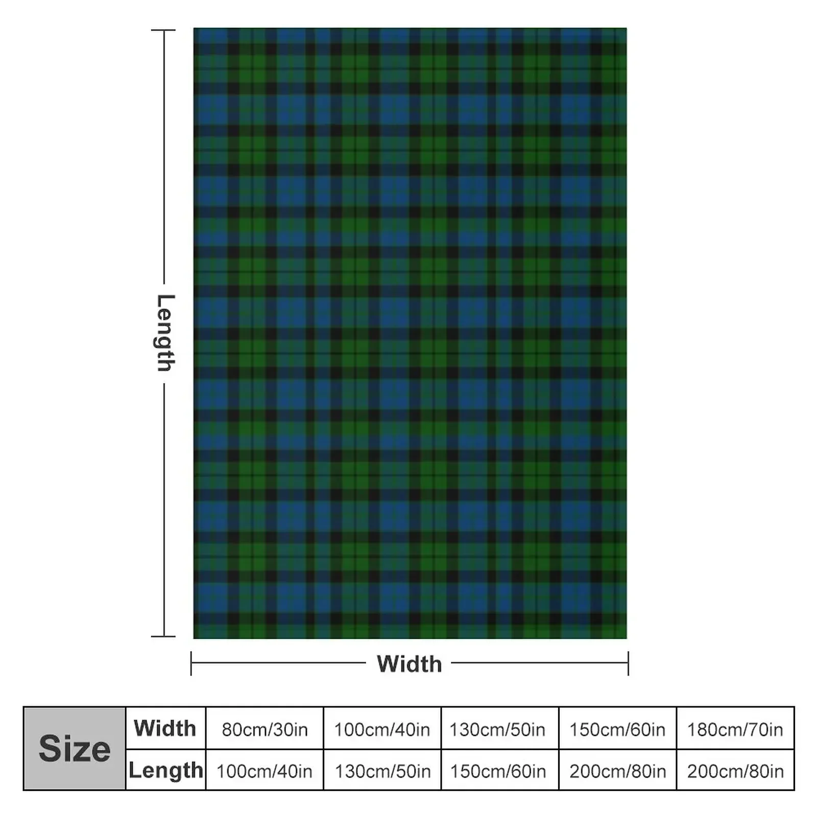 Clan Mackay Tartan Throw Blanket Blankets Sofas Of Decoration Summer Hairy Picnic Blankets