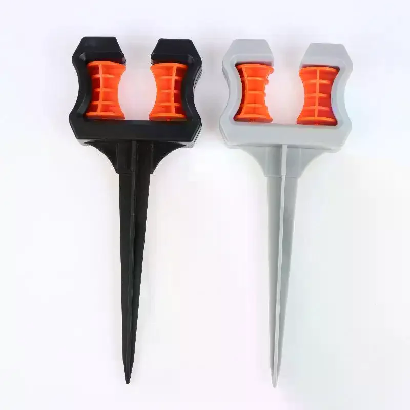 Optimal Watering with Secure Garden Hose Spike Holder for Landscape Setup