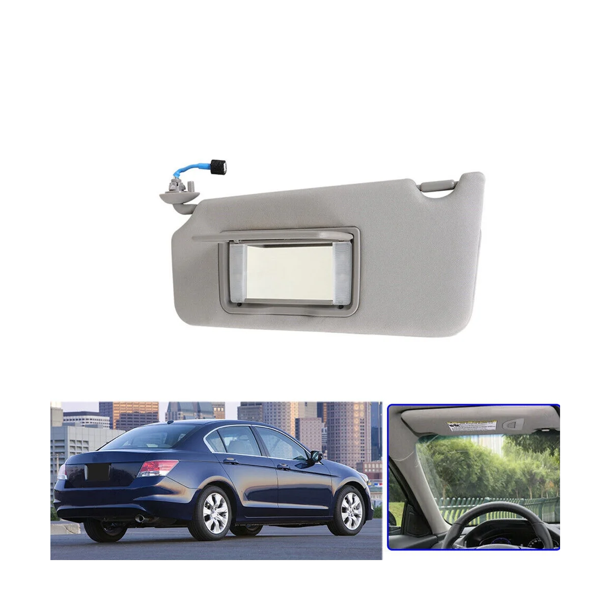 

83280-TA5-A51ZA Car Left Driver Side Sun Visor with Mirror for Honda Accord 2008-2012 83280TA5A51ZA