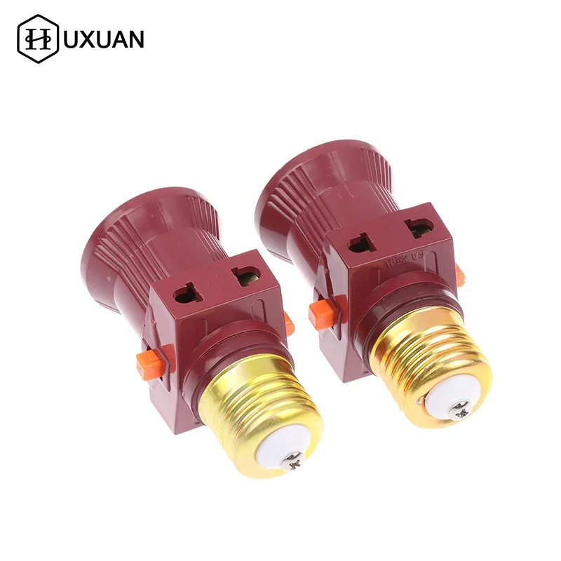 

2PCS 111V- 240V E27 Screw Bulb Holder Convert To With Switch Lamp Socket LED Bulb Adapter With Switch Lamp Bulb Socket Adapter