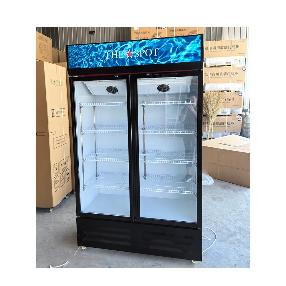 Frigidaire Double Door Fridge Frezzer Commercial Freezer 2 Dors Refrigerator Air Cooled Chiller