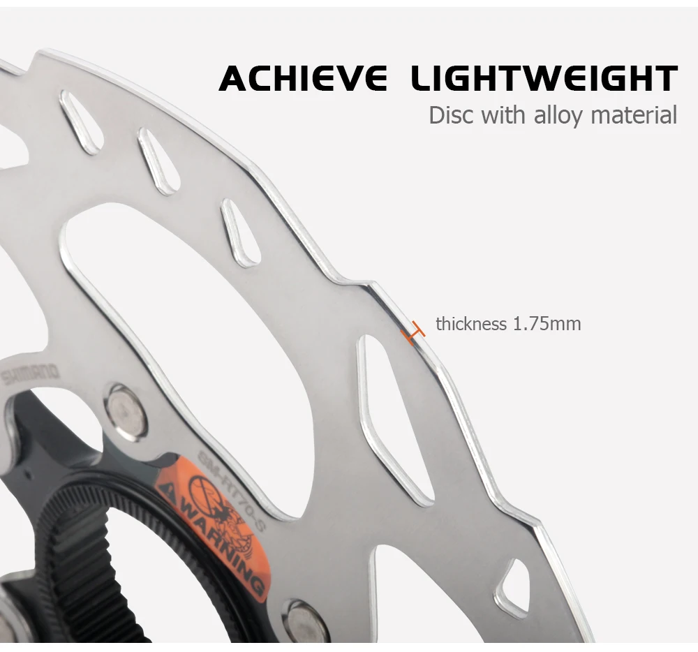 Shimano SM RT70 160mm Center Lock Rotor Ice Technologies MTB Record Mountainbike Discs RT70-S Fahrrad Disk Radfahren Teil – Detail 7
