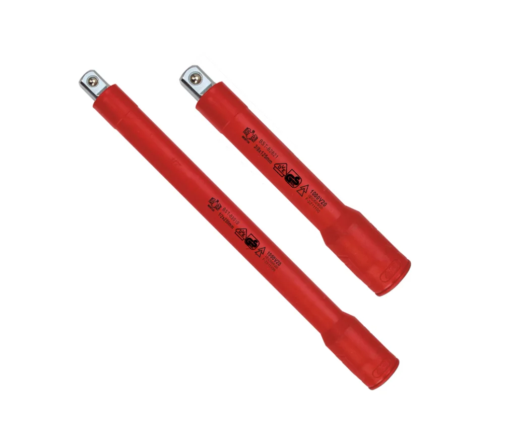 

BESTIR tool 3/8" 1/2" VDE 1000V insulated extension bar 50BV30 3/8"x125mm 3/8”x250mm 1/2"x125mm 1/2"x250mm