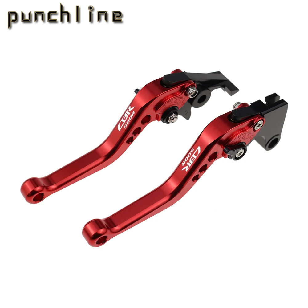 Fit For CBR500R 2013-2021 CBR 500F  CBR 500X Motorcycle CNC Accessories Short Brake Clutch Levers Adjustable Handle Set