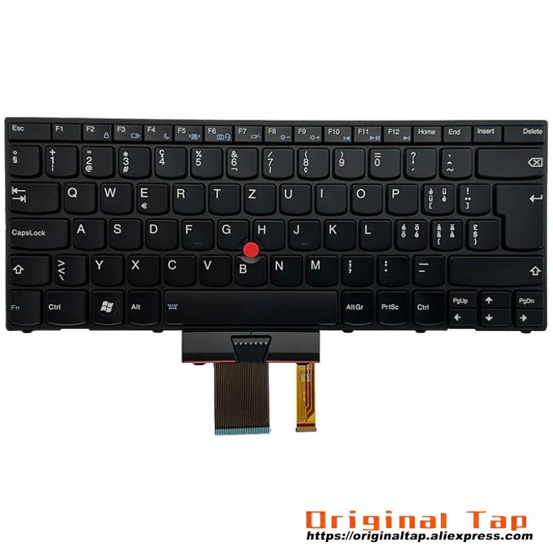 SWS Swiss Backlit Keyboard for Lenovo Thinkpad X1 Hybrid 04W2784