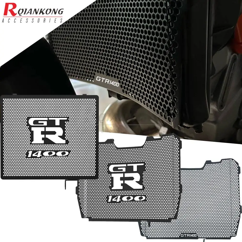 

For Kawasaki 1400GTR GTR 1400 CONCOURS 14/ABS ZG1400 ZG 1400 ABS 2008-2023 2022 2021 2020 Motorcycle Radiator Guard Grille Cover