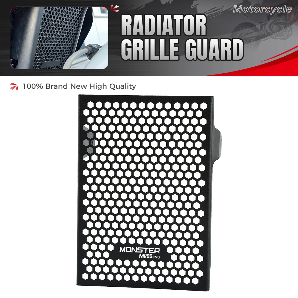 Motorcycle Radiator Guard Grille Cooler Cooling Cover Protection Compatible With For Ducati Monster 796 Monster 1100 1100 S/EVO