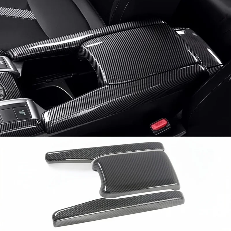 

Car Interior Center Armrest Box Cover Control Box Storage Box Decorative Cover Car Accessories，Suitable for the 10th generation