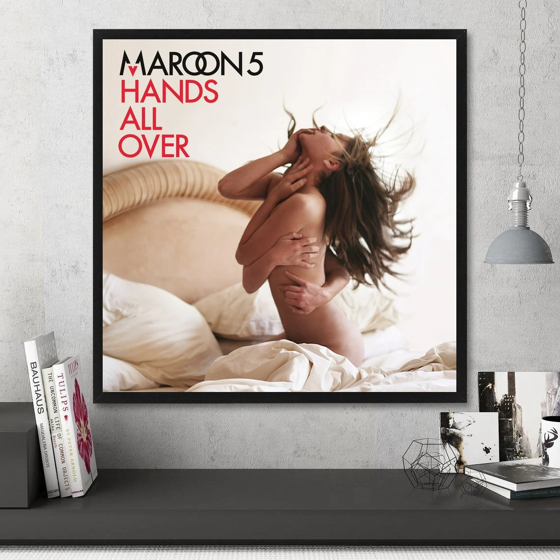 Maroon 5 Hands All Over Music Album Cover Poster Canvas Art Print Home Decor Wall Painting ( No Frame )