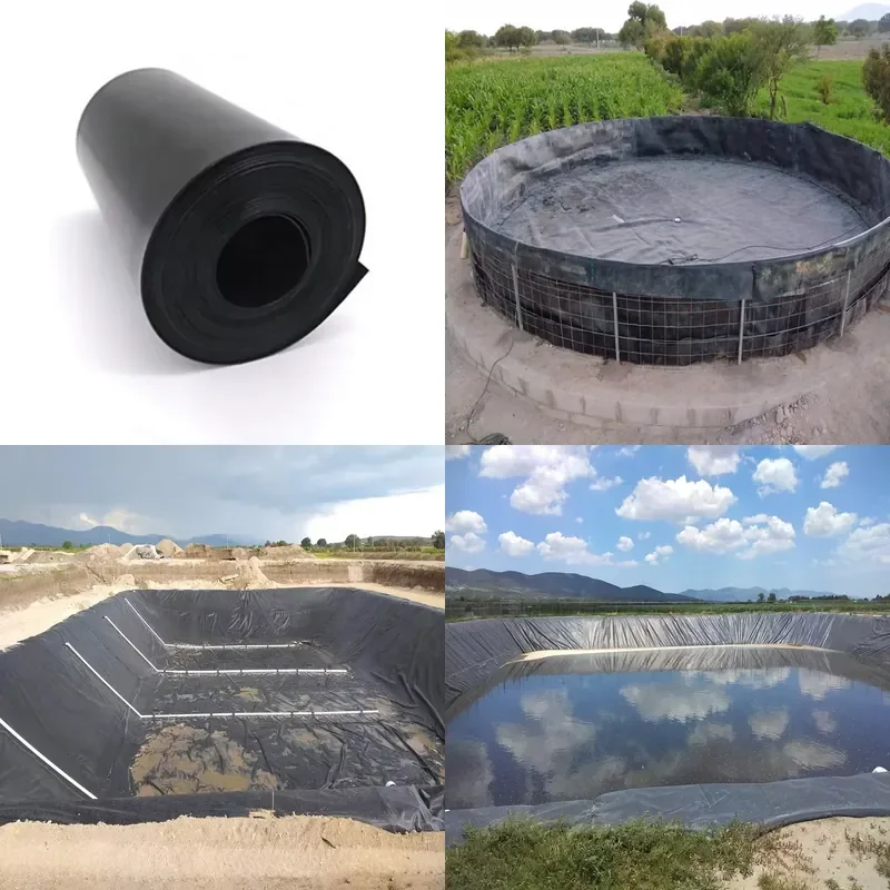 for   Plate Geomembrane Plastic Fish Pond  Cultured Shrimp Construction Outdoor Anti Seepage Engineering Chinese