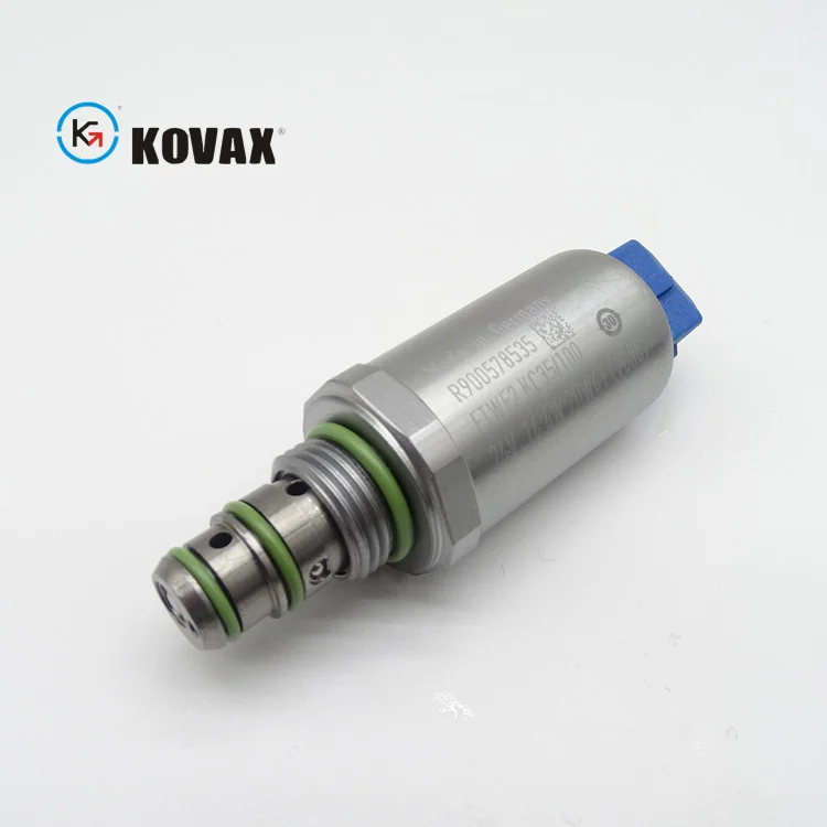 For Hyundai Manufacture 24v Excavator Ftwe2kc35/100 Pressure Reducing Valve Rexroth Proportional Solenoid R900578535