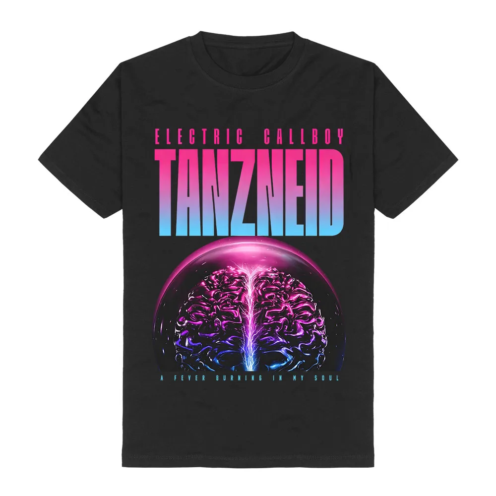 A Fever Burning in My Soul Shirt ELECTRIC CALLBOY Band Design T-shirt Tanzneid Album Graphic Print Tshirts Cotton Female Tees