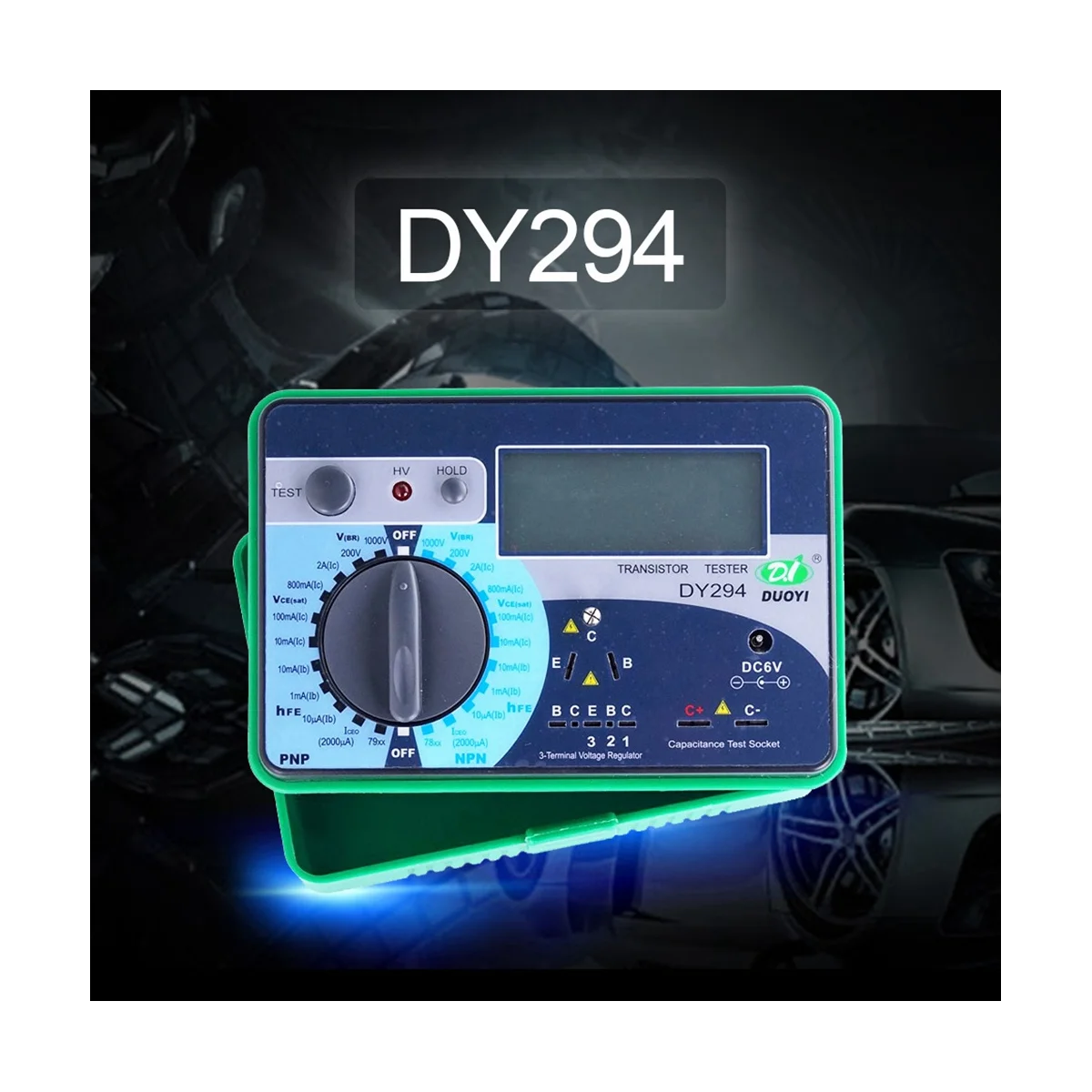 DUOYI DY294 Digital Transistor DC Parameter Tester Field Effect Tube Tester Multifunction Semiconductor Tester