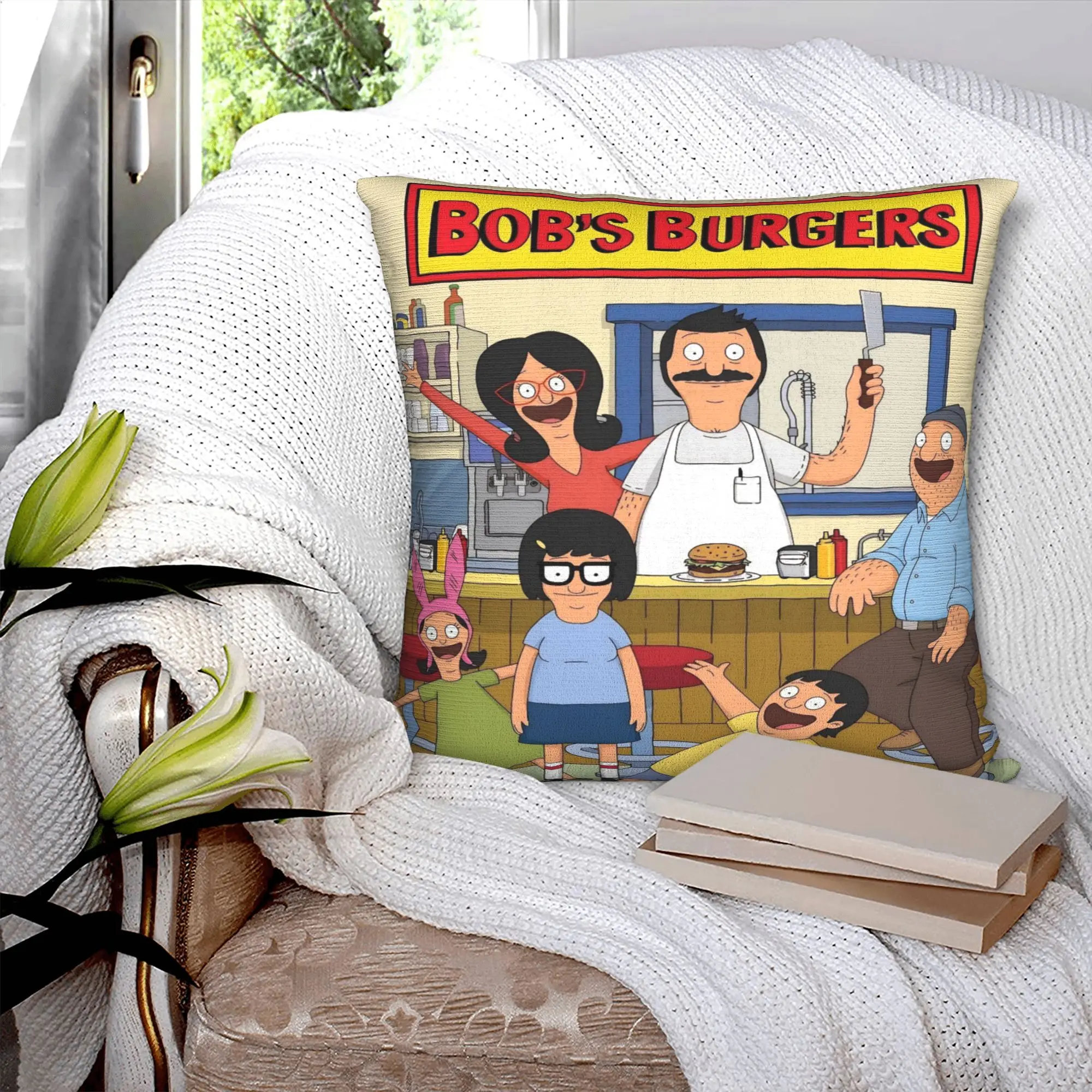 

Декор для гостиной B-Bob Burgers наволочка на День Благодарения наволочка квадратная несколько размеров