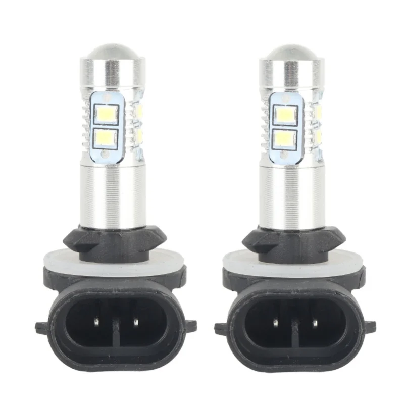 

2PCS 12-24V 50W Car High Power Bright LED Fog Daytime Light Bulbs For Hyundai Accent