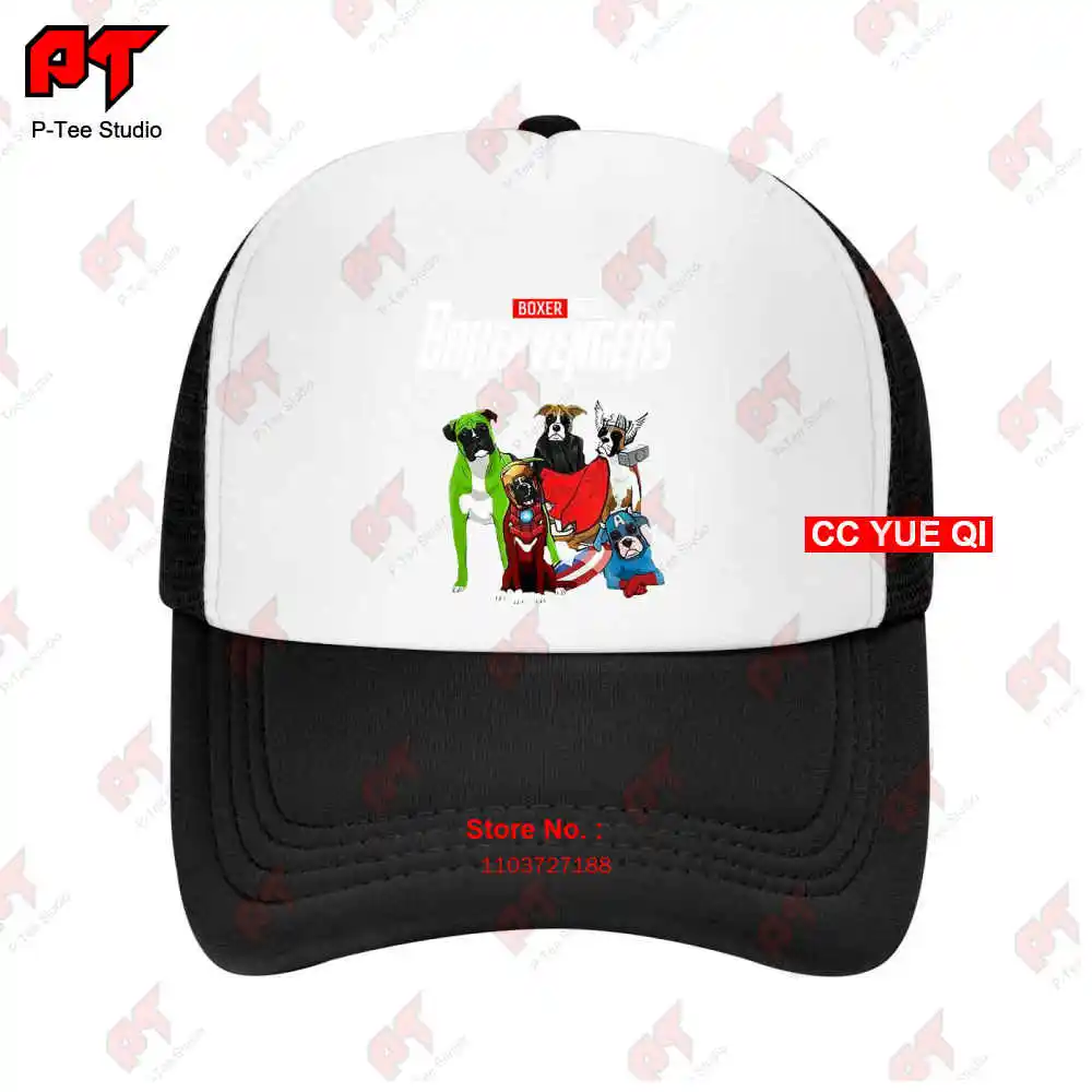 Boxervengers Dog Boxer Baseball Caps Truck Cap 03X0