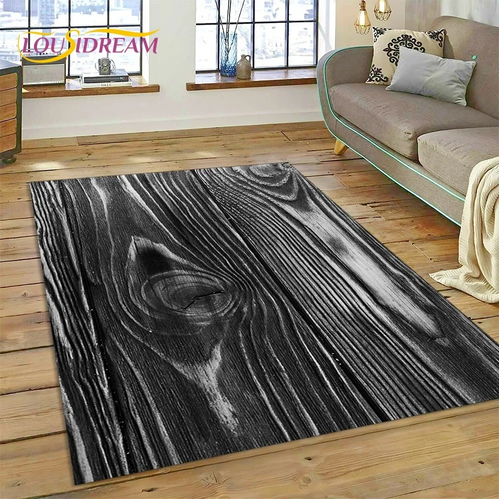 

Color 3D Wood Grain Lines Carpet Rug for Bedroom Living Room Home Sofa Decoration,Children Game Large Decor Floor Mat Non-slip