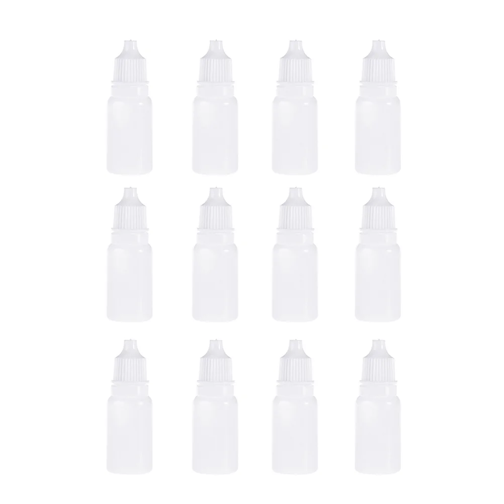 

12Pcs 10ml Empty Plastic Squeezable Dropper Bottles Eye Liquid Dropper Dropping Bottles liquid dropper bottle