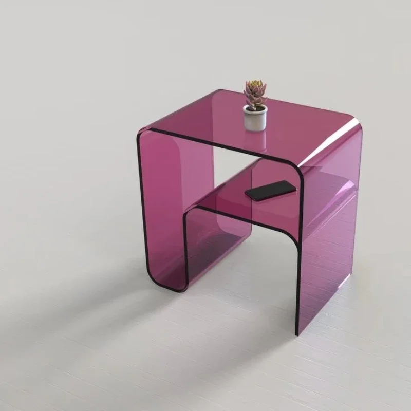 

Color side table creative small bedroom coffee cabinet or sofa furniture