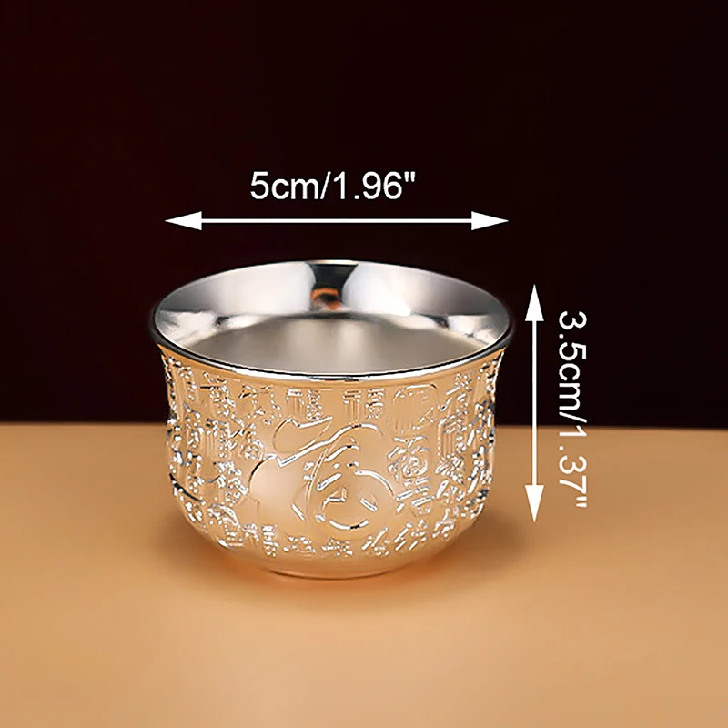 Nuevo tazón de latón para servir, taza, Ritual chino, oferta budista, tazón de agua, contenedor de té de agua con templo de adoración tibetano de latón 2024